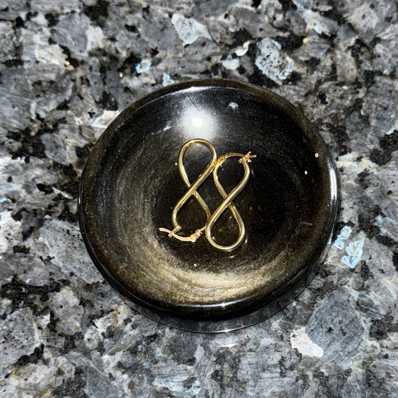 Jewelry - Elegant 14K Gold Plated over S925 Infinity Earrings